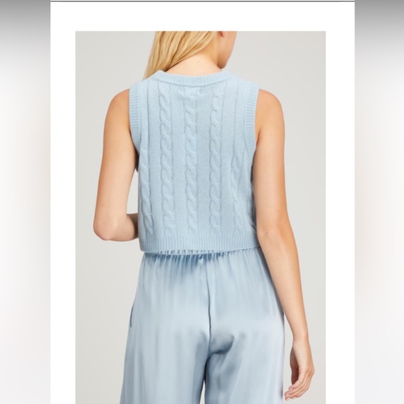 Sablyn 💯 cashmere Daryl knit top - Picture 6 of 16